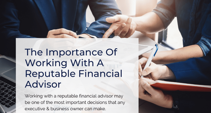 Reputable Financial Advisor